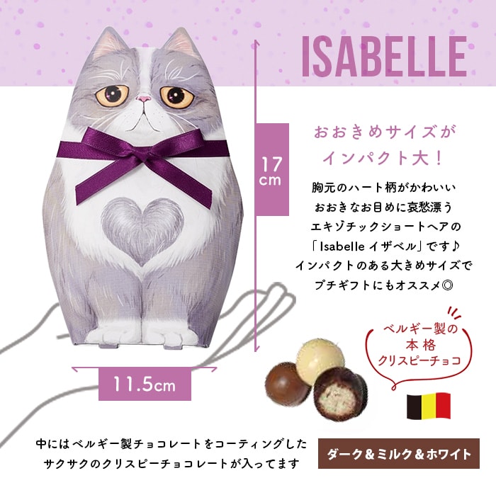 お中元 夏ギフト 猫 お菓子 プチギフト ベルギー チョコレート スイーツ ギフト プ...