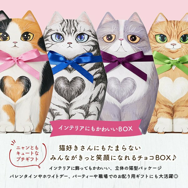 お中元 夏ギフト 猫 お菓子 プチギフト ベルギー チョコレート スイーツ ギフト プ...