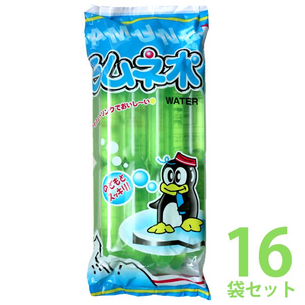 【送料無料】マルゴ食品 アイス ラムネ水 8本入×16袋セット チューペット風ドリンク おやつ 子供 食品 チューチュー シャーベット ポッキンアイス 棒ジュース【のし・包装不可】