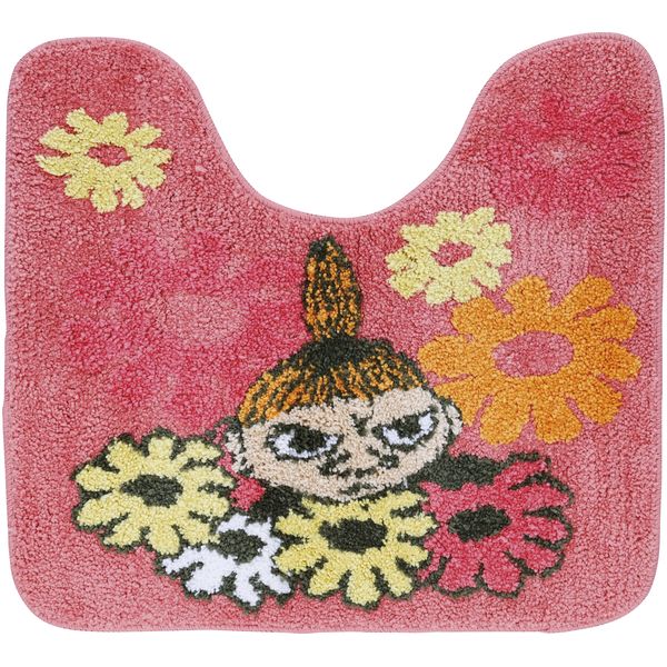 \最大全額ポイント還元/ ムーミン キャラクター グッズ 日用雑貨 トイレ用品 お歳暮 ギフト リトルミィ オレンジフラワーズ 花柄 トイレマット 滑り止め 女...