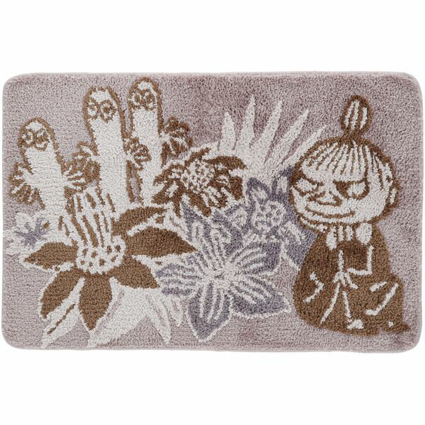 \最大全額ポイント還元/ 送料無料 ムーミン キャラクター グッズ 日用雑貨 お歳暮 ギフト トイレ用マット リトルミィ 花とあなた トイレマット ラグ ラグマ...