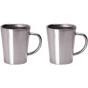 内祝い お返し 食器 お中元 夏ギフト ギフト サーモ ペア 2層マグ マグカップ コップ 2個 セット 詰め合わせ ステンレス 保温 保冷 シンプル 出産内祝...