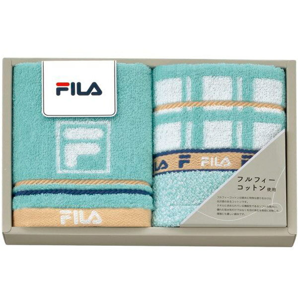 内祝い お返し FILA フィラ タオル お中元 御中元 ギフト タオルチーフ 2P セット 詰め合