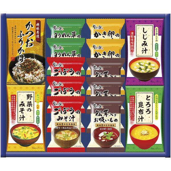 和風惣菜 ギフト 即席 みそ汁 味噌汁 吸い物 セット 詰め合わせ フリーズドライ ふりかけ 和食 食卓 保存食 食品 常温 内祝い お返し 出産内祝い 結婚内祝い 結婚祝い 出産祝い 香典返し 快気祝い お祝い返し 引越し 挨拶 お礼 送料無料 SM-EOA