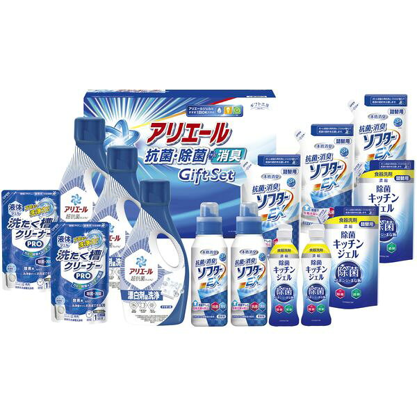 P&G 洗剤 ギフト 洗濯用洗剤 液体洗剤 アリエール 本体 柔軟剤 ソフター セット 詰め合わせ 洗浄 抗菌 除菌 日用品 内祝い お返し 出産内祝い 結婚内祝い 結婚祝い 出産祝い 香典返し 快気祝い お祝い返し 引越し 挨拶 お礼 送料無料 GPS-100H
