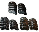 ゴルフ ヘッドカバー アイアン カバー アイアン 用 9点セット(4〜9、Pw、Aw、Sw)マジックテープ開閉 小スカル 防水 送料無料