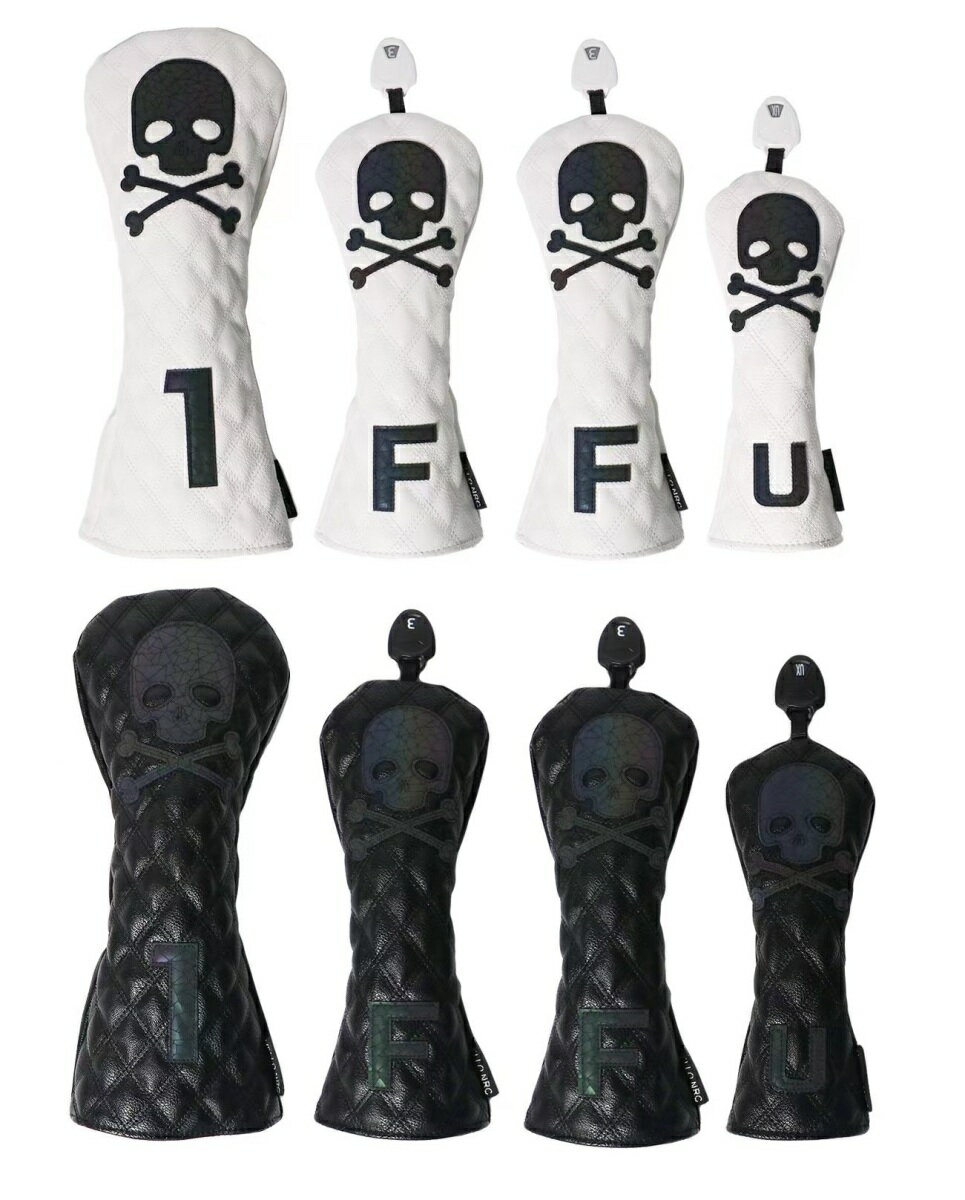 ゴルフ ヘッドカバー ドライバー カバー 440cc 460cc 用 カバー ウッド カバー ユーティリティ UT カバー 4点セット 防水仕様 レーザー スカ...