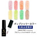 カラージェル ポップシャワーカラーLEDUV対応ジェル ジェルネイル 化粧品登録済
