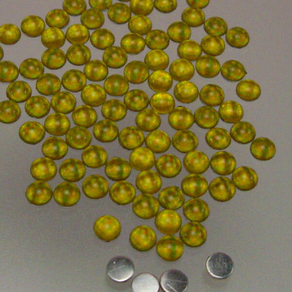 ラインストーン アクリルニュータイプゴールド4mm100粒 【あす楽対応】【あす楽対応】