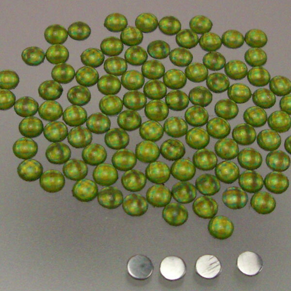 ラインストーン アクリルニュータイプグリーン4mm100粒 【あす楽対応】【あす楽対応】