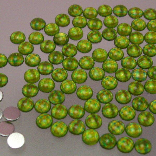 ラインストーン アクリルニュータイプグリーン5mm100粒 【あす楽対応】【あす楽対応】