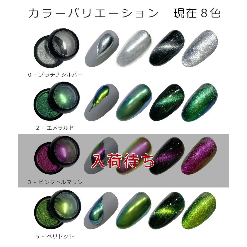 マグネットパウダー マグネットネイル ジェルネイル キャッツアイパウダー ミラー...