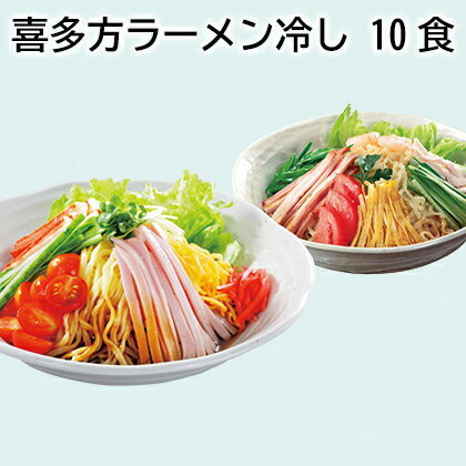 喜多方ラーメン冷し　10食 ギフト プレゼント 贈答 お取り