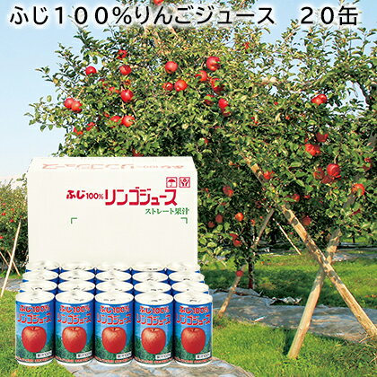 ふじ100%りんごジュース 20缶 30缶 送料込み ギフト プレゼント 贈答 お取り寄せ お土産 (レビュー記入で300円OFFクーポン配布中)