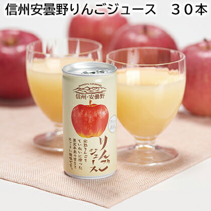 信州安曇野りんごジュース　30本 送料込み ギフト プレゼント 贈答 お取り寄せ お土産 (レビュー記入で300円OFFクーポン配布中)のサムネイル