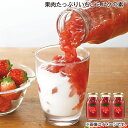 果肉たっぷりいちごミルクの素 送料込み ギフト プレゼント 贈答 お取り寄せ お土産 (レビュー記入で300円OFFクーポン配布中)