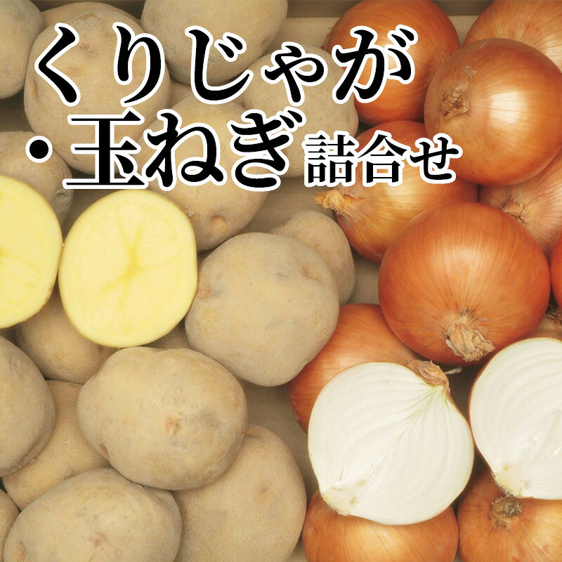 美深のじゃがいもの中でも自慢のくりじゃが。ホクホクの甘さが人気です。玉葱との詰合せで色々なメニューでお楽しみください。【商品提供者コメント】 ●名称／じゃがいも、玉ねぎ ●商品内容／キタアカリ・玉ねぎ　各3kg ●原産地／北海道　 ●原材料／●保存方法／●製造者名(加工業者名)／ 【キャンセルについて】 ●お申し込み後のキャンセルは、原則受け付けておりません。 【配送について】 ●こちらの商品は6日〜10日程度でお届けいたします。 また、常温便でのお届けとなります。あらかじめご了承下さい。 ※農産物、水産物等については天候、作柄状況により、商品のお届けが前後する場合がございます。あらかじめご了承ください。 ●年内お届けのご希望は、2026年12月15日（火）までにお申込みください。12月16日（水）以降は年内にお届けできない場合があります。 なお、年始の発送は2027年1月6日（水）からとなります。 ●お届けまでに祝日・大型連休・年末年始等をはさむ場合、お届けに日数がかかることがございます。あらかじめご了承ください。 ●お受け取り頂けない商品につきましては、再発送、ご返金、ポイントの返還は致しかねます。あらかじめご了承下さい。 【のし・について】 ●一部の商品はのしのご希望を承ります。 ※選択肢にないのしの種類はお選びいただけません。 ※名入れはお受けできません。 ※商品によっては「短冊のし」や「簡易のしシール」でお届けとなる場合がございます。 ※ゆうパケットでお届けする商品にはご指定できません。 ●「御歳暮のし」をご指定いただきました商品は、配達希望日のご指定がない場合は2026年12月1日（火）以降順次お届けいたします。 ※青果物等、配達期間限定の商品は「御歳暮のし」をご指定いただいても、12月1日（火）以前にお届けする場合がありますので、あらかじめご了承ください。 【配達不可地域について】 ●島しょ（東京都・鹿児島県・沖縄県）の一部へのお届けについては、生もの（消費・賞味期間5日以内）・生鮮品 （果物・野菜・活魚介類）の一部・冷凍品・生花（セット商品を含む）は受付ができませんのでご了承ください。 【その他ご注意】 ※表示価格（商品代金）には送料・消費税が含まれています。 ※商品画像はイメージです。「商品内容」として記載されていないものや「小道具類」はお届けする商品に含まれておりませんので、商品内容をお確かめの上、お申込みください。 ※消費・賞味期間5日以内の商品をお申込みの場合は、お届けが消費・賞味期限の最終日になることがありますのでご了承ください。 ※青果物のサイズ指定はできません。天候によりお届け期間が変更になる場合がございます。果物については種が入る場合もあります。 ※「消費期間」は製造(加工)日から安全に召し上がれる日まで、「賞味期間」は製造(加工)日から品質の保持が十分に可能な日までをそれぞれ期間で表示しています。お届け日からの期間を保証するものではありません。 ※複数の商品がセットになっている場合、最も短い期間を表示しています。なお、法律に基づく賞味（消費）期限については、各お届け商品に記載しています。 ※花卉・花弁の開花状態及び花色、リボン、ラッピング(包装)等は多少異なる場合があります。 ※商品のパッケージ・小物のデザインは変更になる場合があります。 ※複数商品の一括送付及び同時発送はできません。また、ご依頼主様とお届け先様が同じ場合、同日のお申込みであっても商品によりお届け日が異なる場合がございますので、あらかじめご了承ください。 ※天候や生育状況等により予定の時期よりもお届けが前後することがございます。その際は、早着・ 遅延のご案内、代替商品又は解約等のご案内をさせていただく場合がございます。 【季節の贈り物に】 お年賀 迎春 お正月 年末年始 バレンタイン ホワイトデー 卒業式 卒園式 入学式 入園式 母の日 父の日 御中元 お中元 暑中御見舞 残暑御見舞 敬老の日 ハロウィン クリスマス 冬ギフト お歳暮 御歳暮 【ちょっとした手土産・プレゼントに】 御祝 御礼 謝礼 御挨拶 粗品 お使い物 贈答品 ギフト プレゼント お土産 手土産 贈りもの 進物 お返し 【お祝い・お返しの品に】 引き出物 お祝い 内祝 結婚祝 結婚内祝 出産祝 出産内祝 引き菓子 快気祝 快気内祝 プチギフト 結婚引出物 七五三 卒業祝い 卒園祝い 入学祝い 入園祝い 進学内祝 入学内祝 寿 開店祝 開業祝 新築祝