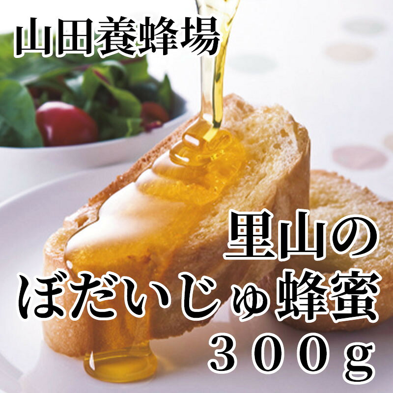 野山の恵みを集めた風味豊かな国産の蜂蜜です。【商品提供者コメント】 ●名称／はちみつ ●商品内容／300g ●原料原産地／はちみつ＝国産 ●賞味期間／常温で2年　 ●原材料／はちみつ（国産） ●保存方法／直射日光や高温多湿を避け、涼しい所で保存してください。 ●製造者名(加工業者名)／株式会社 山田養蜂場（岡山県苫田郡鏡野町市場194） 【キャンセルについて】 ●お申し込み後のキャンセルは、原則受け付けておりません。 【配送について】 ●こちらの商品は6日〜10日程度でお届けいたします。 また、常温便でのお届けとなります。あらかじめご了承下さい。 ※農産物、水産物等については天候、作柄状況により、商品のお届けが前後する場合がございます。あらかじめご了承ください。 ●年内お届けのご希望は、2026年12月15日（火）までにお申込みください。12月16日（水）以降は年内にお届けできない場合があります。 なお、年始の発送は2027年1月6日（水）からとなります。 ●お届けまでに祝日・大型連休・年末年始等をはさむ場合、お届けに日数がかかることがございます。あらかじめご了承ください。 ●お受け取り頂けない商品につきましては、再発送、ご返金、ポイントの返還は致しかねます。あらかじめご了承下さい。 【のし・について】 ●一部の商品はのしのご希望を承ります。 ※選択肢にないのしの種類はお選びいただけません。 ※名入れはお受けできません。 ※商品によっては「短冊のし」や「簡易のしシール」でお届けとなる場合がございます。 ※ゆうパケットでお届けする商品にはご指定できません。 ●「御歳暮のし」をご指定いただきました商品は、配達希望日のご指定がない場合は2026年12月1日（火）以降順次お届けいたします。 ※青果物等、配達期間限定の商品は「御歳暮のし」をご指定いただいても、12月1日（火）以前にお届けする場合がありますので、あらかじめご了承ください。 【配達不可地域について】 ●島しょ（東京都・鹿児島県・沖縄県）の一部へのお届けについては、生もの（消費・賞味期間5日以内）・生鮮品 （果物・野菜・活魚介類）の一部・冷凍品・生花（セット商品を含む）は受付ができませんのでご了承ください。 【その他ご注意】 ※表示価格（商品代金）には送料・消費税が含まれています。 ※商品画像はイメージです。「商品内容」として記載されていないものや「小道具類」はお届けする商品に含まれておりませんので、商品内容をお確かめの上、お申込みください。 ※消費・賞味期間5日以内の商品をお申込みの場合は、お届けが消費・賞味期限の最終日になることがありますのでご了承ください。 ※青果物のサイズ指定はできません。天候によりお届け期間が変更になる場合がございます。果物については種が入る場合もあります。 ※「消費期間」は製造(加工)日から安全に召し上がれる日まで、「賞味期間」は製造(加工)日から品質の保持が十分に可能な日までをそれぞれ期間で表示しています。お届け日からの期間を保証するものではありません。 ※複数の商品がセットになっている場合、最も短い期間を表示しています。なお、法律に基づく賞味（消費）期限については、各お届け商品に記載しています。 ※花卉・花弁の開花状態及び花色、リボン、ラッピング(包装)等は多少異なる場合があります。 ※商品のパッケージ・小物のデザインは変更になる場合があります。 ※複数商品の一括送付及び同時発送はできません。また、ご依頼主様とお届け先様が同じ場合、同日のお申込みであっても商品によりお届け日が異なる場合がございますので、あらかじめご了承ください。 ※天候や生育状況等により予定の時期よりもお届けが前後することがございます。その際は、早着・ 遅延のご案内、代替商品又は解約等のご案内をさせていただく場合がございます。 【季節の贈り物に】 お年賀 迎春 お正月 年末年始 バレンタイン ホワイトデー 卒業式 卒園式 入学式 入園式 母の日 父の日 御中元 お中元 暑中御見舞 残暑御見舞 敬老の日 ハロウィン クリスマス 冬ギフト お歳暮 御歳暮 【ちょっとした手土産・プレゼントに】 御祝 御礼 謝礼 御挨拶 粗品 お使い物 贈答品 ギフト プレゼント お土産 手土産 贈りもの 進物 お返し 【お祝い・お返しの品に】 引き出物 お祝い 内祝 結婚祝 結婚内祝 出産祝 出産内祝 引き菓子 快気祝 快気内祝 プチギフト 結婚引出物 七五三 卒業祝い 卒園祝い 入学祝い 入園祝い 進学内祝 入学内祝 寿 開店祝 開業祝 新築祝