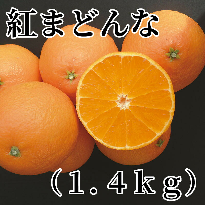 「紅まどんな」はJA全農えひめオリジナル品種でゼリーのような柔らかい身がピッチリ詰まっています。【商品提供者コメント】 ●名称／柑橘 ●商品内容／1.4kg（4〜8個）　 ※サイズは商品提供者にお任せください。 ●原産地／愛媛県　 ●原材料／●保存方法／●製造者名(加工業者名)／ 【キャンセルについて】 ●お申し込み後のキャンセルは、原則受け付けておりません。 【配送について】 ●こちらの商品は12月4日(金)〜12月28日(月)の期間内に順次お届けいたします。 また、常温便でのお届けとなります。あらかじめご了承下さい。 ※農産物、水産物等については天候、作柄状況により、商品のお届けが前後する場合がございます。あらかじめご了承ください。 ●年内お届けのご希望は、2026年12月15日（火）までにお申込みください。12月16日（水）以降は年内にお届けできない場合があります。 なお、年始の発送は2027年1月6日（水）からとなります。 ●お届けまでに祝日・大型連休・年末年始等をはさむ場合、お届けに日数がかかることがございます。あらかじめご了承ください。 ●お受け取り頂けない商品につきましては、再発送、ご返金、ポイントの返還は致しかねます。あらかじめご了承下さい。 【のし・について】 ●一部の商品はのしのご希望を承ります。 ※選択肢にないのしの種類はお選びいただけません。 ※名入れはお受けできません。 ※商品によっては「短冊のし」や「簡易のしシール」でお届けとなる場合がございます。 ※ゆうパケットでお届けする商品にはご指定できません。 ●「御歳暮のし」をご指定いただきました商品は、配達希望日のご指定がない場合は2026年12月1日（火）以降順次お届けいたします。 ※青果物等、配達期間限定の商品は「御歳暮のし」をご指定いただいても、12月1日（火）以前にお届けする場合がありますので、あらかじめご了承ください。 【配達不可地域について】 ●島しょ（東京都・鹿児島県・沖縄県）の一部へのお届けについては、生もの（消費・賞味期間5日以内）・生鮮品 （果物・野菜・活魚介類）の一部・冷凍品・生花（セット商品を含む）は受付ができませんのでご了承ください。 【その他ご注意】 ※表示価格（商品代金）には送料・消費税が含まれています。 ※商品画像はイメージです。「商品内容」として記載されていないものや「小道具類」はお届けする商品に含まれておりませんので、商品内容をお確かめの上、お申込みください。 ※消費・賞味期間5日以内の商品をお申込みの場合は、お届けが消費・賞味期限の最終日になることがありますのでご了承ください。 ※青果物のサイズ指定はできません。天候によりお届け期間が変更になる場合がございます。果物については種が入る場合もあります。 ※「消費期間」は製造(加工)日から安全に召し上がれる日まで、「賞味期間」は製造(加工)日から品質の保持が十分に可能な日までをそれぞれ期間で表示しています。お届け日からの期間を保証するものではありません。 ※複数の商品がセットになっている場合、最も短い期間を表示しています。なお、法律に基づく賞味（消費）期限については、各お届け商品に記載しています。 ※花卉・花弁の開花状態及び花色、リボン、ラッピング(包装)等は多少異なる場合があります。 ※商品のパッケージ・小物のデザインは変更になる場合があります。 ※複数商品の一括送付及び同時発送はできません。また、ご依頼主様とお届け先様が同じ場合、同日のお申込みであっても商品によりお届け日が異なる場合がございますので、あらかじめご了承ください。 ※天候や生育状況等により予定の時期よりもお届けが前後することがございます。その際は、早着・ 遅延のご案内、代替商品又は解約等のご案内をさせていただく場合がございます。 【季節の贈り物に】 お年賀 迎春 お正月 年末年始 バレンタイン ホワイトデー 卒業式 卒園式 入学式 入園式 母の日 父の日 御中元 お中元 暑中御見舞 残暑御見舞 敬老の日 ハロウィン クリスマス 冬ギフト お歳暮 御歳暮 【ちょっとした手土産・プレゼントに】 御祝 御礼 謝礼 御挨拶 粗品 お使い物 贈答品 ギフト プレゼント お土産 手土産 贈りもの 進物 お返し 【お祝い・お返しの品に】 引き出物 お祝い 内祝 結婚祝 結婚内祝 出産祝 出産内祝 引き菓子 快気祝 快気内祝 プチギフト 結婚引出物 七五三 卒業祝い 卒園祝い 入学祝い 入園祝い 進学内祝 入学内祝 寿 開店祝 開業祝 新築祝