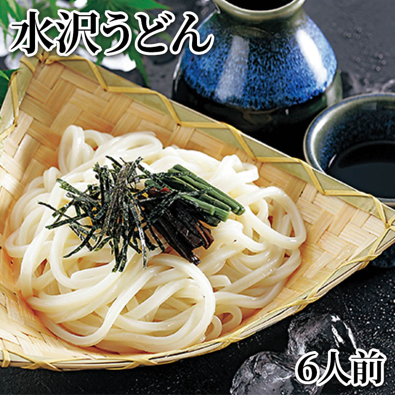 水沢うどん 6人前 8人前 送料込み ギフト プレゼント 贈答 お取り寄せ お土産 (レビュー記入で300円OFFクーポン配布中)（楽天・郵便局物販サービス）