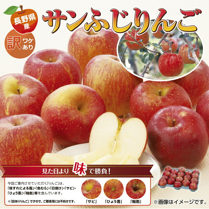 果肉はシャキッとした歯ごたえで、しっかりした香りと、甘味と酸味のバランスが良く豊富な果汁がお楽しみいただけます。【商品提供者コメント】 ●名称／りんご ●商品内容/5kg（13〜23個）　 ※個数指定のご注文はお受けできません。　 【キャンセルについて】 ●お申し込み後のキャンセルは、原則受け付けておりません。 【配送について】 ●こちらの商品は11月24日(火)〜12月27日(日)の期間内に順次お届けいたします。 また、常温便でのお届けとなります。あらかじめご了承下さい。 ※青果物のため、天候、作柄状況により、商品のお届けが前後する場合や、販売を終了させていただく場合があります。あらかじめご了承ください。 ※個数指定のご注文はお受けできません。 ※配達日、のし紙及び二重包装のご指定はできません。 ●掲載商品はキズ等が若干あるため、ご贈答用には不向きですが、美味しくお召しあがりいただける旬の時期にお届けしますのでご自宅用におすすめです。 ●お届けまでに祝日・大型連休・年末年始等をはさむ場合、お届けに日数がかかることがございます。あらかじめご了承ください。 ●お受け取り頂けない商品につきましては、再発送、ご返金、ポイントの返還は致しかねます。あらかじめご了承下さい。 【配達不可地域について】 ●島しょ（東京都・鹿児島県・沖縄県）の一部へのお届けについては、生もの（消費・賞味期間5日以内）・生鮮品 （果物・野菜・活魚介類）の一部・冷凍品・生花（セット商品を含む）は受付ができませんのでご了承ください。 【その他ご注意】 ※表示価格（商品代金）には送料・消費税が含まれています。 ※商品画像はイメージです。「商品内容」として記載されていないものや「小道具類」はお届けする商品に含まれておりませんので、商品内容をお確かめの上、お申込みください。 ※消費・賞味期間5日以内の商品をお申込みの場合は、お届けが消費・賞味期限の最終日になることがありますのでご了承ください。 ※青果物のサイズ指定はできません。天候によりお届け期間が変更になる場合がございます。 ※「消費期間」は製造(加工)日から安全に召し上がれる日まで、「賞味期間」は製造(加工)日から品質の保持が十分に可能な日までをそれぞれ期間で表示しています。お届け日からの期間を保証するものではありません。 ※複数の商品がセットになっている場合、最も短い期間を表示しています。なお、法律に基づく賞味（消費）期限については、各お届け商品に記載しています。 ※花卉・花弁の開花状態及び花色、リボン、ラッピング(包装)等は多少異なる場合があります。 ※商品のパッケージ・小物のデザインは変更になる場合があります。 ※複数商品の一括送付及び同時発送はできません。また、ご依頼主様とお届け先様が同じ場合、同日のお申込みであっても商品によりお届け日が異なる場合がございますので、あらかじめご了承ください。 ※天候や生育状況等により予定の時期よりもお届けが前後することがございます。その際は、早着・ 遅延のご案内、代替商品又は解約等のご案内をさせていただく場合がございます。 【季節の贈り物に】 お年賀 迎春 お正月 年末年始 バレンタイン ホワイトデー 卒業式 卒園式 入学式 入園式 母の日 父の日 御中元 お中元 暑中御見舞 残暑御見舞 敬老の日 ハロウィン クリスマス 冬ギフト お歳暮 御歳暮 【ちょっとした手土産・プレゼントに】 御祝 御礼 謝礼 御挨拶 粗品 お使い物 贈答品 ギフト プレゼント お土産 手土産 贈りもの 進物 お返し 【お祝い・お返しの品に】 引き出物 お祝い 内祝 結婚祝 結婚内祝 出産祝 出産内祝 引き菓子 快気祝 快気内祝 プチギフト 結婚引出物 七五三 卒業祝い 卒園祝い 入学祝い 入園祝い 進学内祝 入学内祝 寿 開店祝 開業祝 新築祝