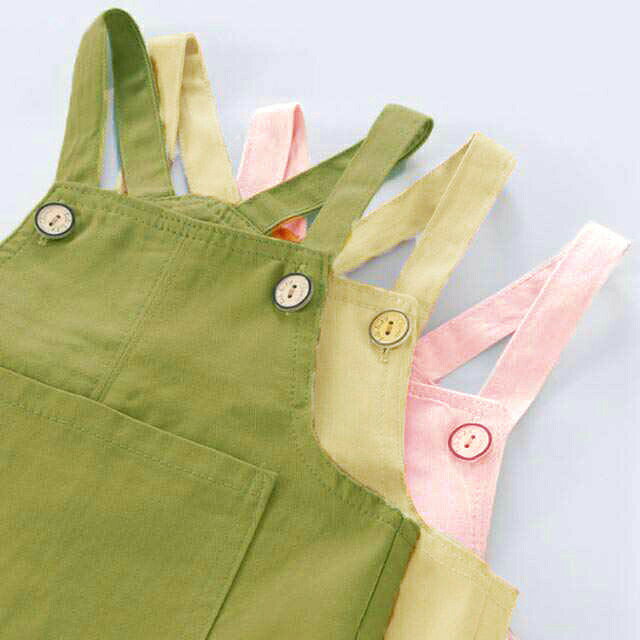 ジャパンSelectのオーバーオール キッズ サロペット 子供服 ロングパンツ 綿 コットン 女の子 男の子 オールインワン つなぎ 長ズボン 幼児 ベビー 子ども服 こども服 男女兼用 ジュニア 無地 春夏 春服 送料無料 80 90 100 110 120cm｜アングル3