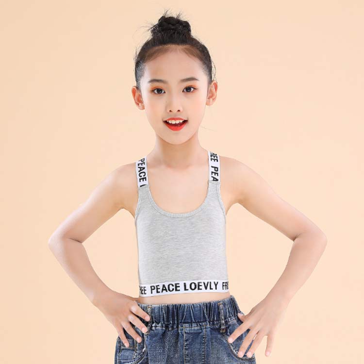 キッズ タンクトップ 3枚セット ジュニアブラ Y字 女の子 ダンス ハーフトップ イ...