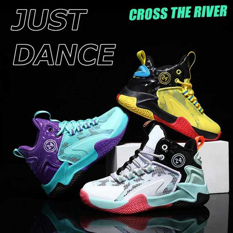 ダンスシューズ ヒップホップ 白 ダンス スニーカー キッズ ダンス靴 メンズ ハイ...
