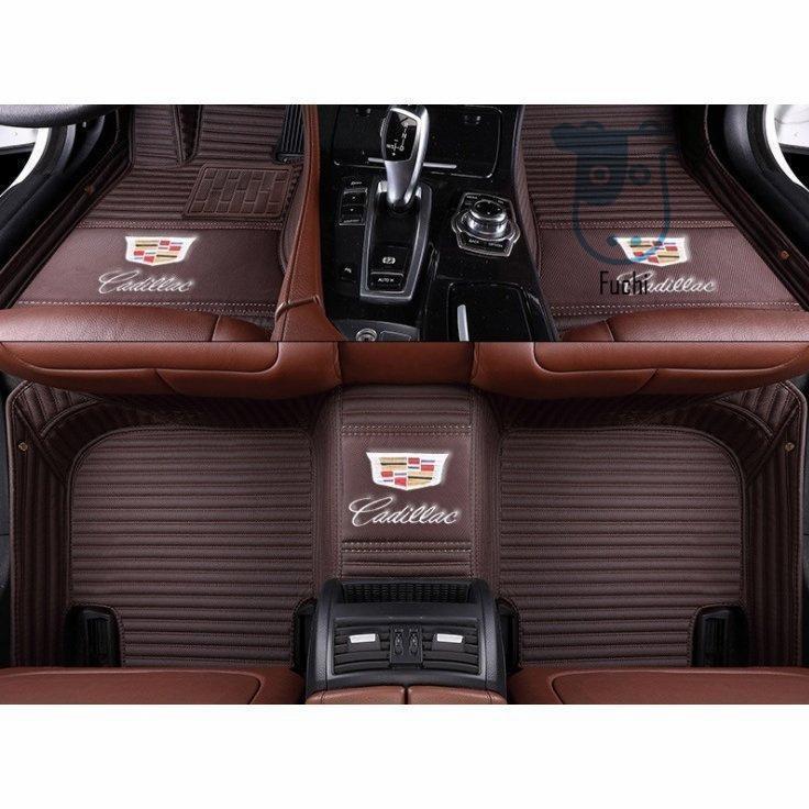 Rakuten - キャデラック 車種用 フロアマット皮革フロアマット洗いやすいカーペット