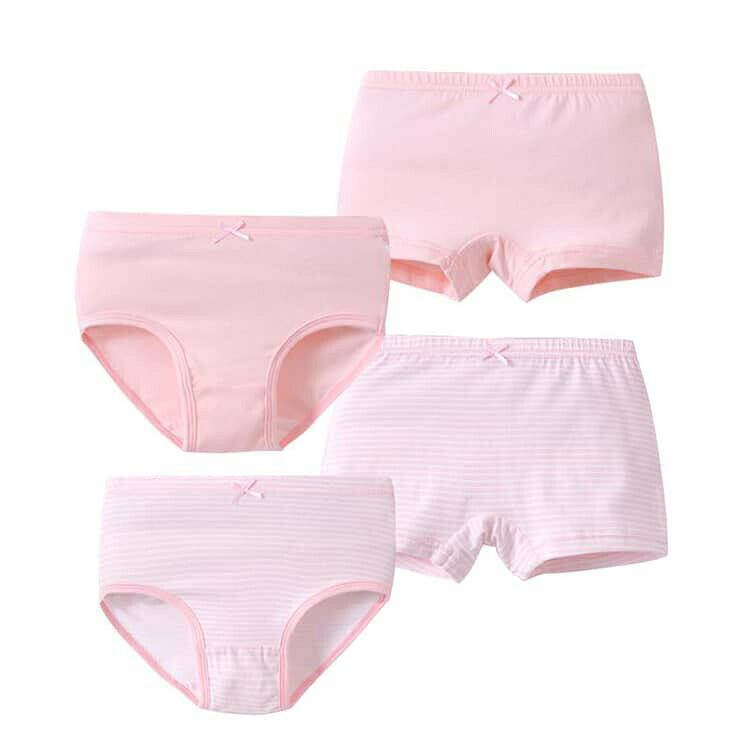 ジャパンSelectの4枚セット 女の子 ショーツ ボクサーパンツ インナーパンツ ガールズ 女の子 キッズ 下着 綿混 スタンダード 女児ショーツ インナー 肌着 子供 キッズ パンツ かわいい ジュニア アンダーウェア 保育園 幼稚園 小学生 4枚組｜アングル2