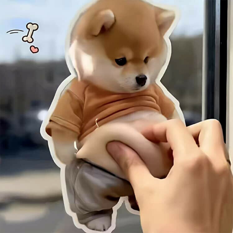 シール diy用 2026新型おなかぷにぷにシール シール帳 デブ犬 シール 猫 柔らかいお腹 ぷにぷにシール マシュマロ触感 かわいい 2026新型おなかぷにぷにシール もっちりスクイーズ 3d ステッカー デコレーション ふわふわ もちもち 3dお腹 癒しグッズ 手帳 水筒 japanselect-10013665 ジャパンSelect サンプル画像3