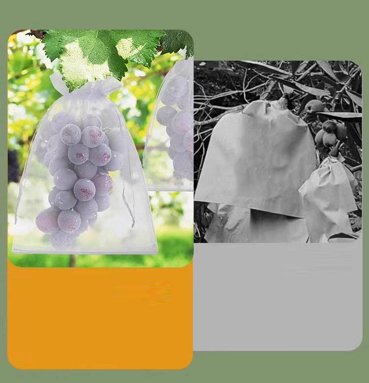果物保護袋 23×30cm 23×36cm 30×40cm 23×46cm 果物袋 果物保護ネット メッシュ袋 ...