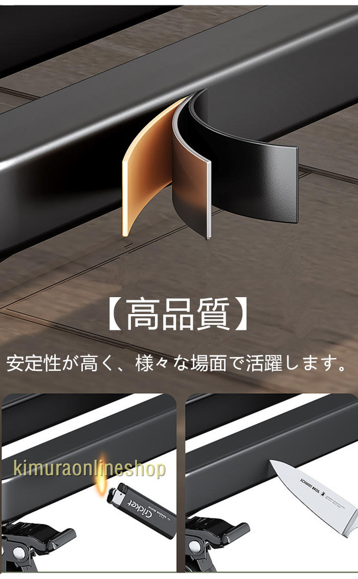 移動植木鉢台厚くする鉄製植木鉢台鉢置台鉢受プレート花台キャスター付きストッパー機能付置き台耐荷重100kg移動便利床保護鉢受プレート台車正方形フラワースタンド [3]