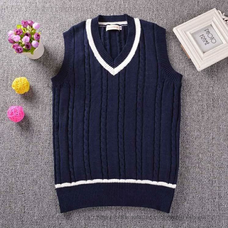 ジャパンスタイルショップのスクールニット ニットベスト Vネック JK制服 ベスト 女子 スクール ベスト 制服 学生服 ニット レディース 入学 通学 中校生｜アングル3