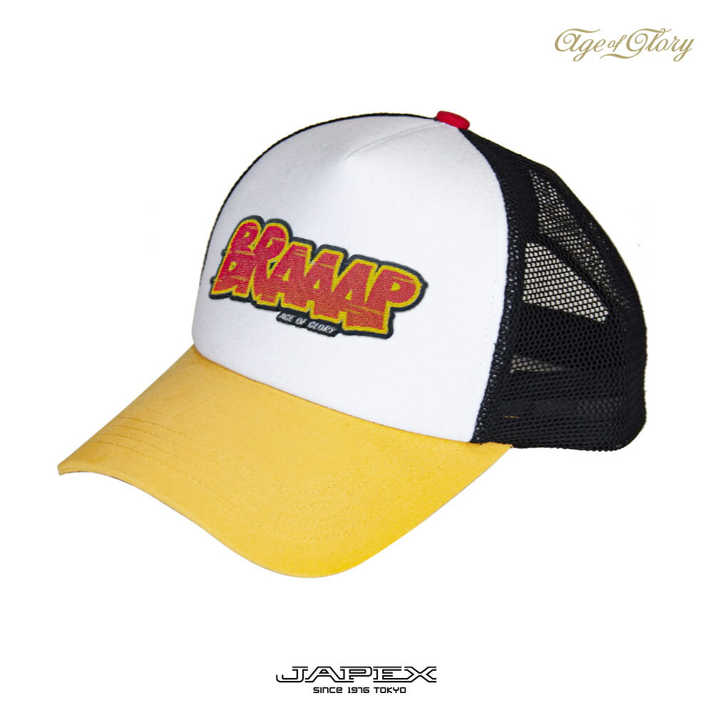 エイジオブグローリー Age of Glory メッシュ トラッカーキャップ / TRUCKER CAP イエロー