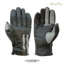【正規総代理店】エイジオブグローリー マイルズ ブラック/グレー / Age of Glory バイク用 ツーリング オフロード 本革 レザー グローブ ビンテージ加工(2)