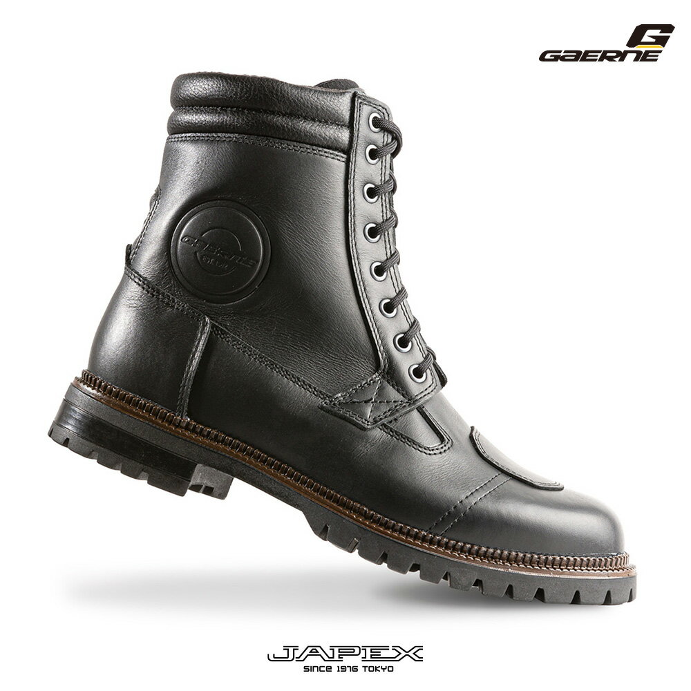 ガエルネ GAERNE バイクブーツ 防水 カジュアル イタリア製 Gストーン ゴアテックス / G-STONE GORE-TEX ブラック