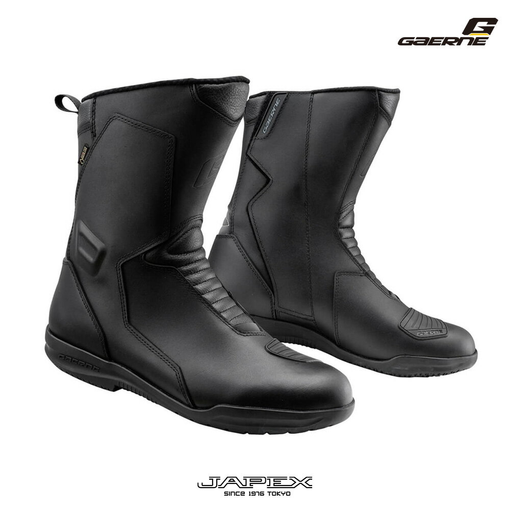 ガエルネ GAERNE バイクブーツ 防水ツーリング用 イタリア製 Gアスペン ゴアテックス/ G-ASPEN GORE-TEX ブラック