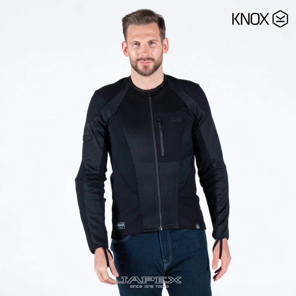 ノックス KNOX バイク用 シャツ感覚で着れるプロテクター ツーリング スポーツライディング用 耐摩耗 メンズ アーバンプロ MK2/ URBANE PRO MK2 ブラックのサムネイル
