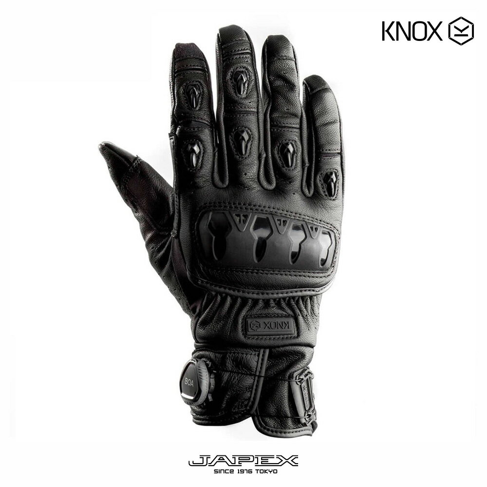 ノックス KNOX バイク用プロテクション グローブ 本革 オルサ レザーMK2 / ORSA Leather MK2 ブラック