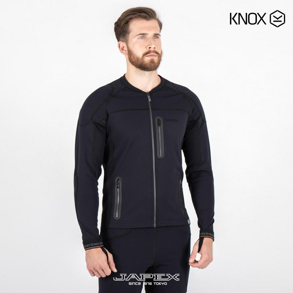 ノックス バイク インナー プロテクターツーリング ライディング メンズ KNOX アクションプロ ブラックのサムネイル