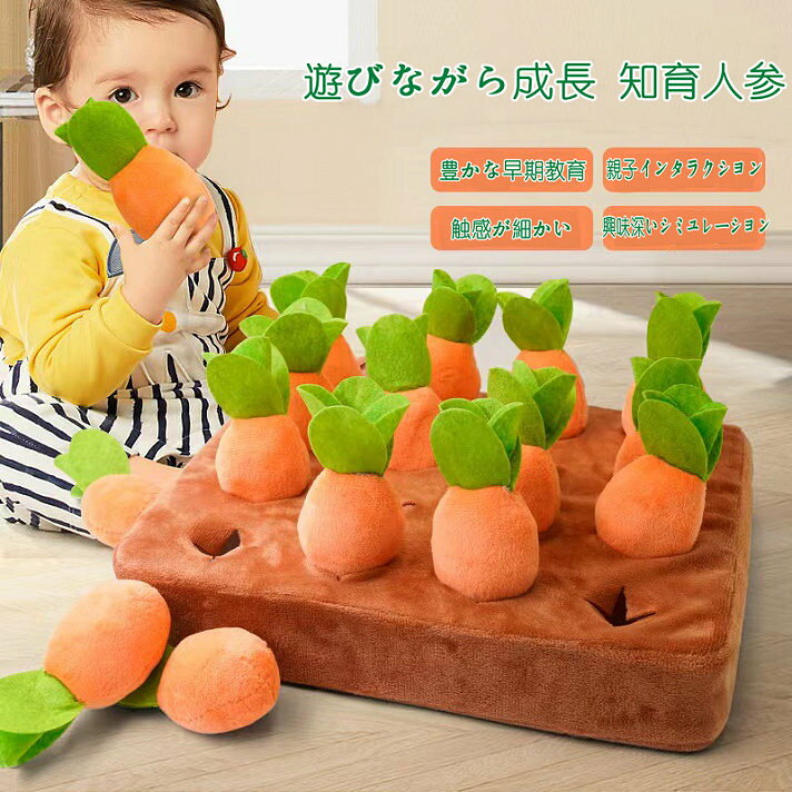樂天商城 - 送料無料 ぬいぐるみ 人参 おもちゃ 子供 抱き枕 インテリア にんじん キッズおもちゃ 知育玩具 性格改善 運動 ストレス解消 対策 柔らか プレゼント 3種サイズ