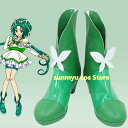 Yes!プリキュア5 GoGo!秋元 こまち キュアミント コスプレ靴 ブーツ