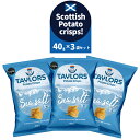 テイラーズ 厚切りポテトチップス シーソルト40gミニバック×3袋セット イギリス スコットランド 塩味