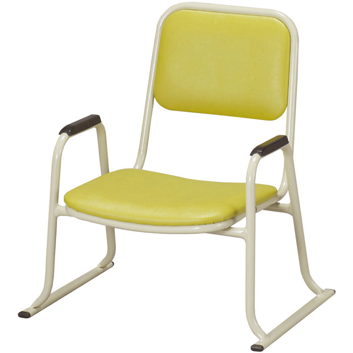 アルミ製　お詣り椅子　肘付　26型