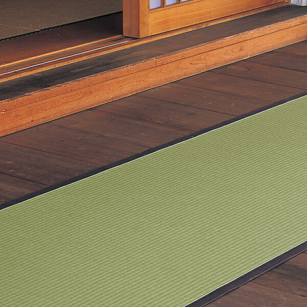 樹脂製ロール畳　萬葉（グリーン）　5．4m