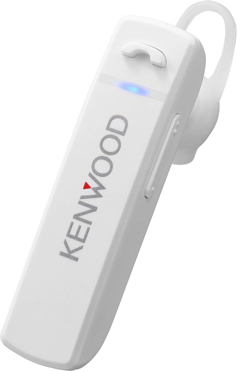 KENWOOD 片耳ヘッドセット KH-M300-W ホワイト Bluetooth対応 連続通話時間 約23時間 左右両耳対応 テレワーク・テレビ会議向け JVCケンウッド