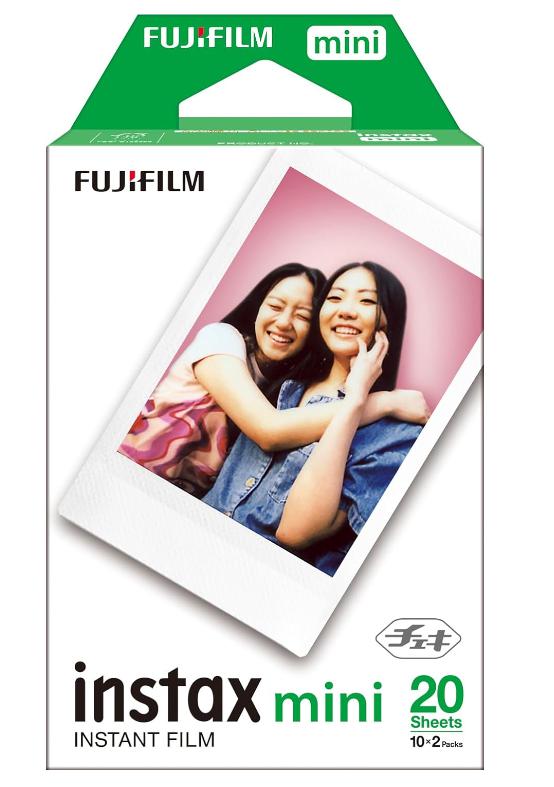 【訳あり在庫処分品】富士フイルム チェキ フイルム2パックセット instax mini JP2(10枚入2パック) FUJI FILM（外箱なし、消費期限2024/8/31）