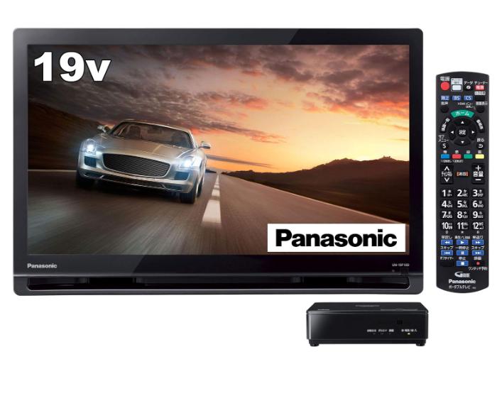 パナソニック 19V型 ポータブル 液晶テレビ UN-19F10-K ハイビジョン プライベート・ビエラ ブラック Panasonic