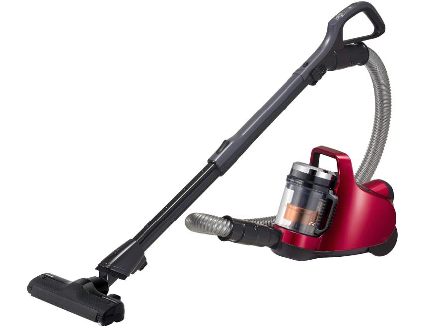 東芝 掃除機 トルネオミニ VC-C7-R グランレッド サイクロン キャニスター型クリーナー コード式 軽量コンパクト